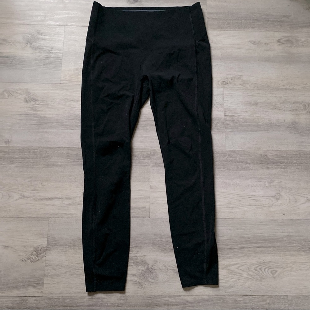 Spanx Black Slimming Leggings Womens Size Large